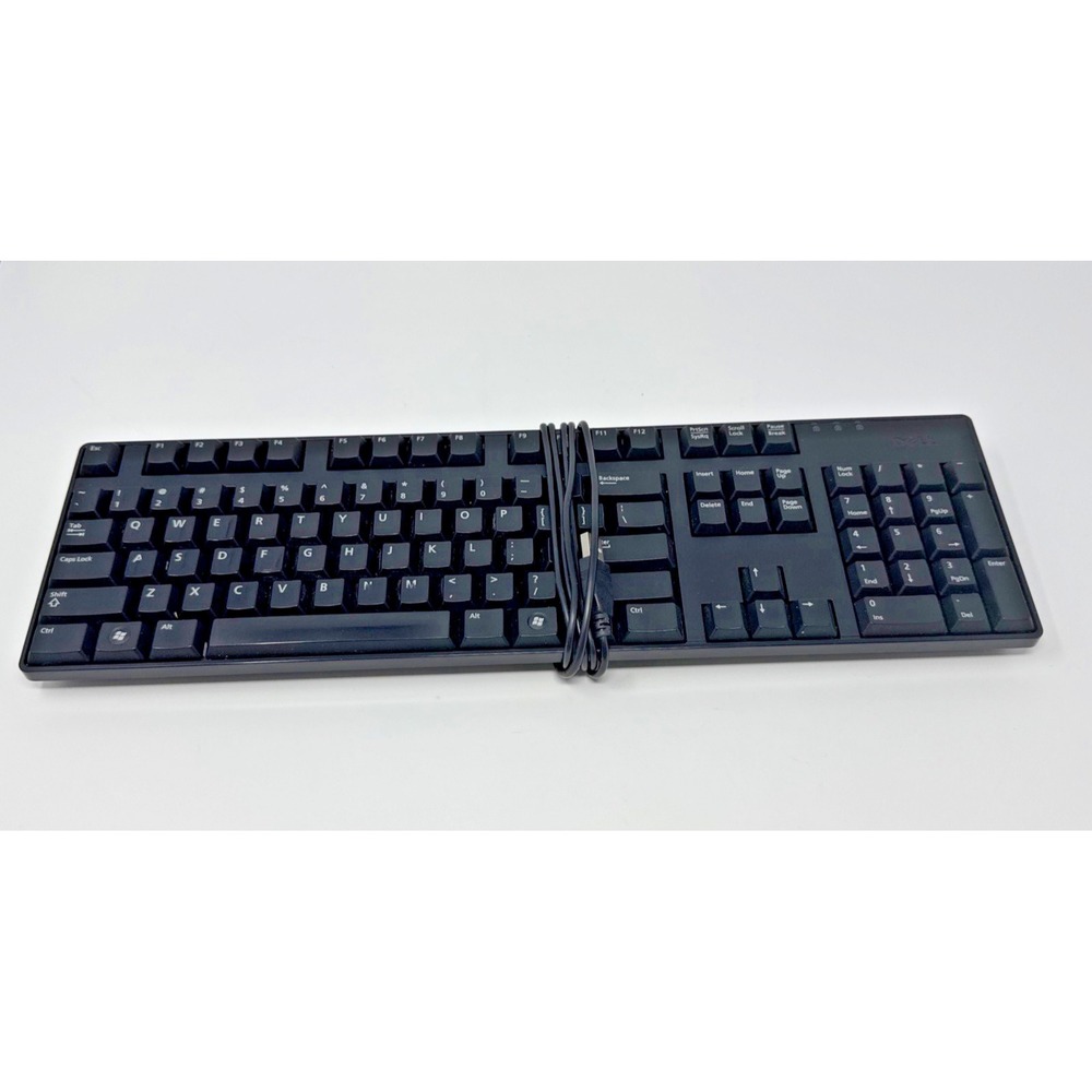 Dell KB212-B USB Keyboard Black Full Size Wired Excellent condition